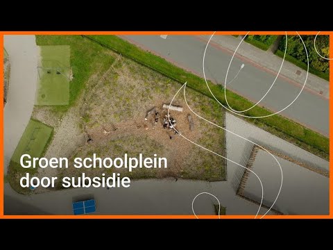 Groen schoolplein door subsidie